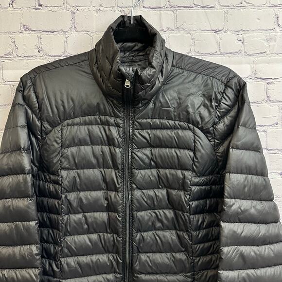 Lauren Ralph Lauren Active Black Puffer Coat Women's Large Down Filled Winter - Picture 2 of 5